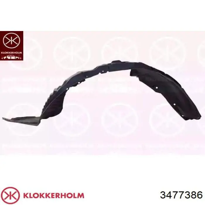 Подкрылок переднего крыла, правый Мазда 3 