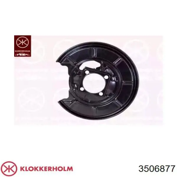 Купить 3506877 Klokkerholm Защита тормозного диска заднего, левая