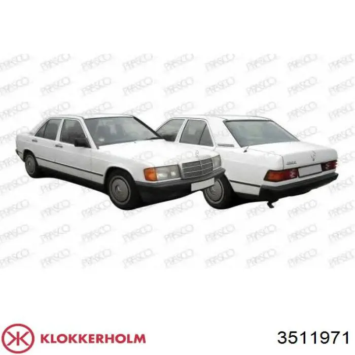 Накладка бампера заднего 5001965 Polcar