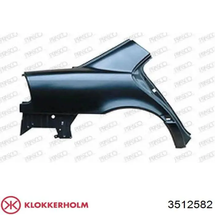 Ремонтная часть арки крыла заднего правого Klokkerholm 3512582 цена, от 58.17 USD