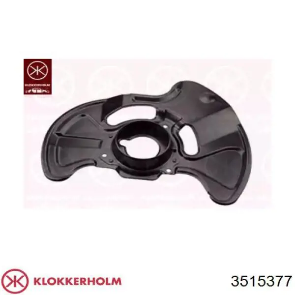Защита тормозного диска переднего левого Klokkerholm 3515377