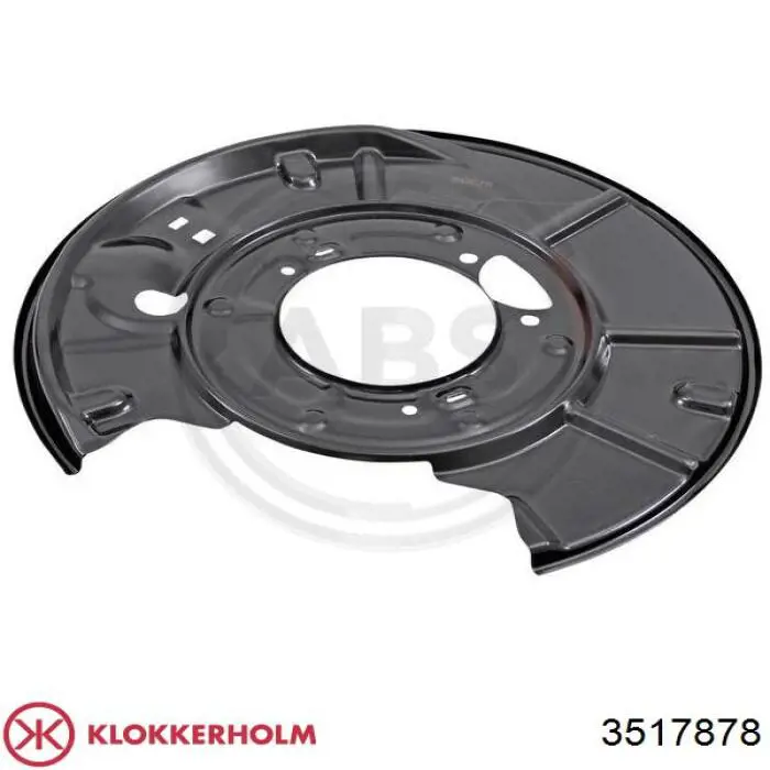 Щиток тормозного диска заднего правый Klokkerholm 3517878 цена, от 35.59 USD