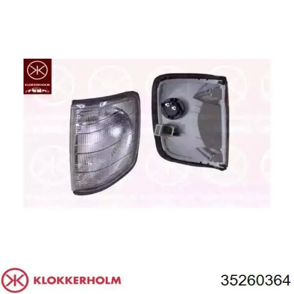 Поворотник правый на Mercedes E  S124