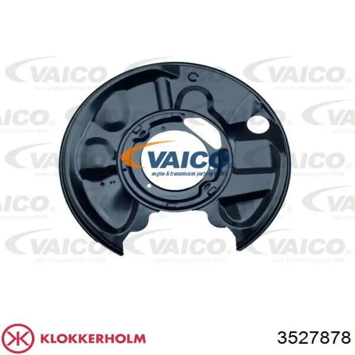 Щиток тормозного диска заднего правый Klokkerholm 3527878 цена, от 27.54 USD