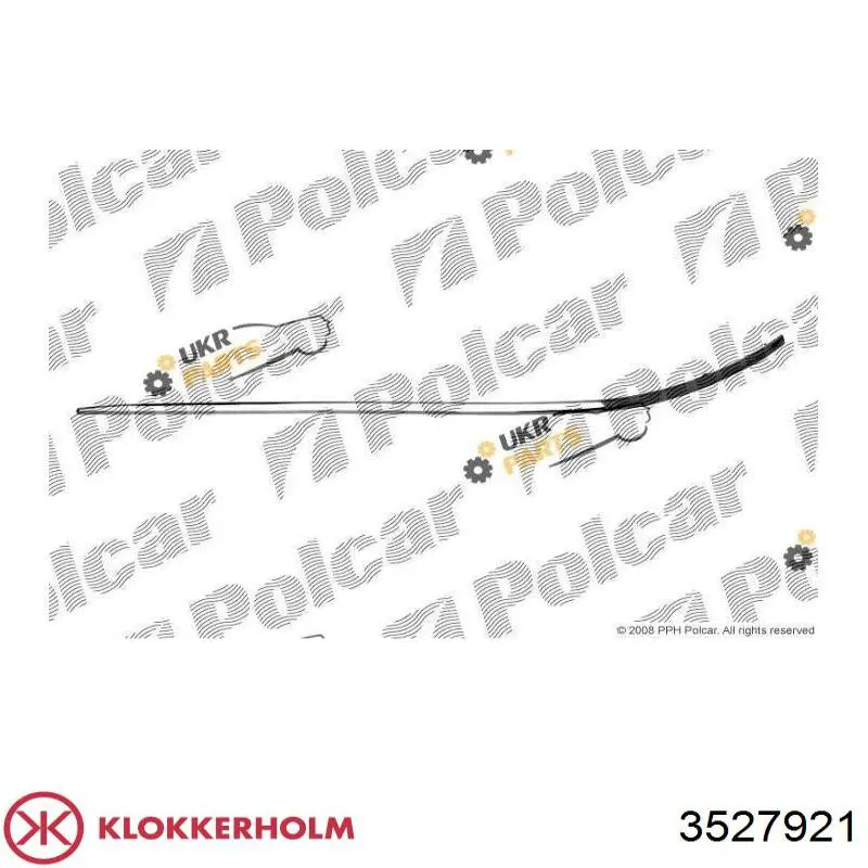 5015078 Polcar Молдинг бампера переднего правый