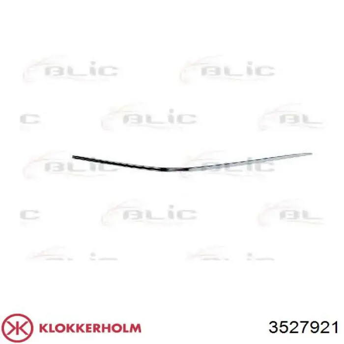 Молдинг бампера переднего правый 5015078 Polcar