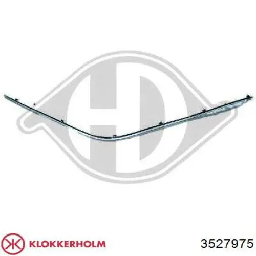 A2108852721 Mercedes Молдинг заднего бампера, левый