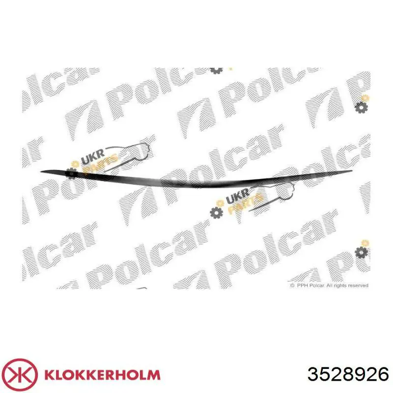 Купить 5017076 Polcar Молдинг бампера переднего правый