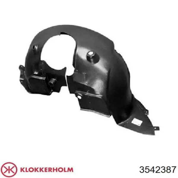 Подкрылок крыла переднего левый Klokkerholm 3542387 цена, от 31.67 USD