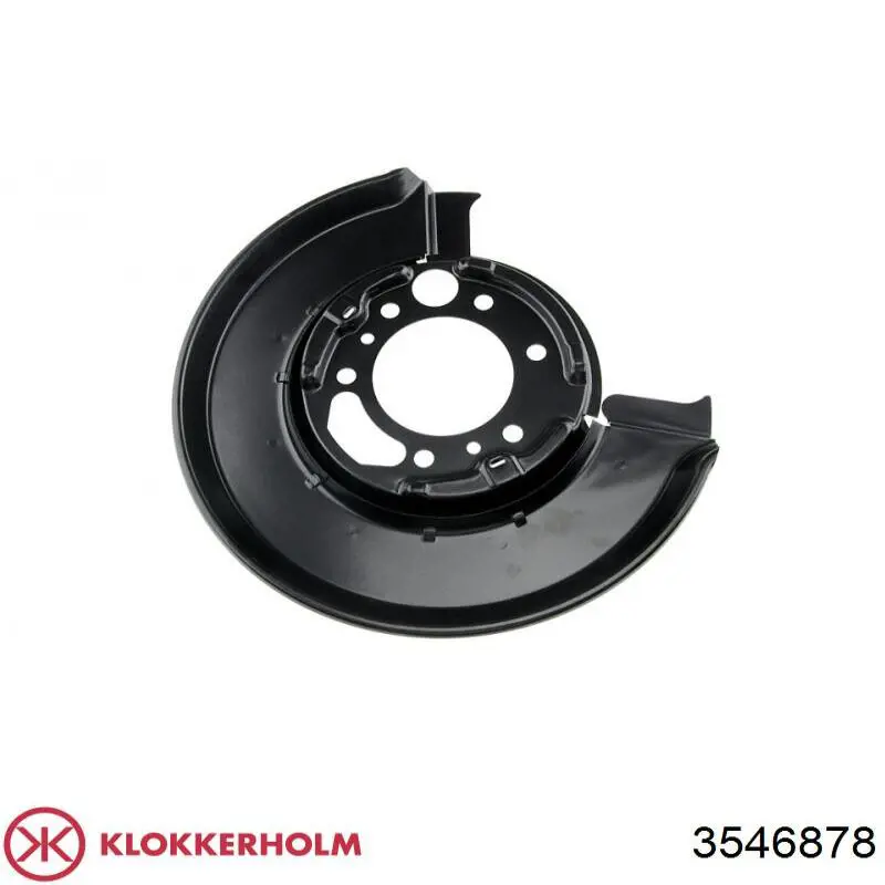 Щиток тормозного диска заднего правый Klokkerholm 3546878 цена, от 19.62 USD