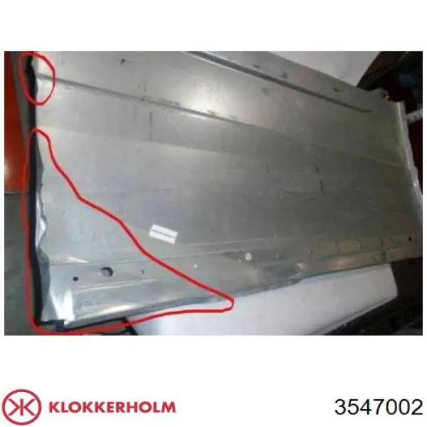 Moldura de puerta corrediza Mercedes Sprinter II 3,5-t