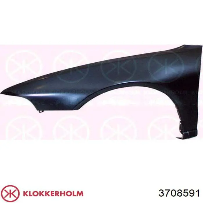 Ремонтная часть арки крыла заднего левого Klokkerholm 3708591 цена, от 89.33 USD