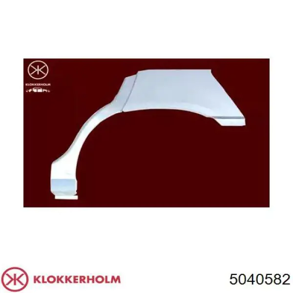 Ремонтная часть арки крыла заднего правого Signeda POP77022ER цена, от 64.93 USD