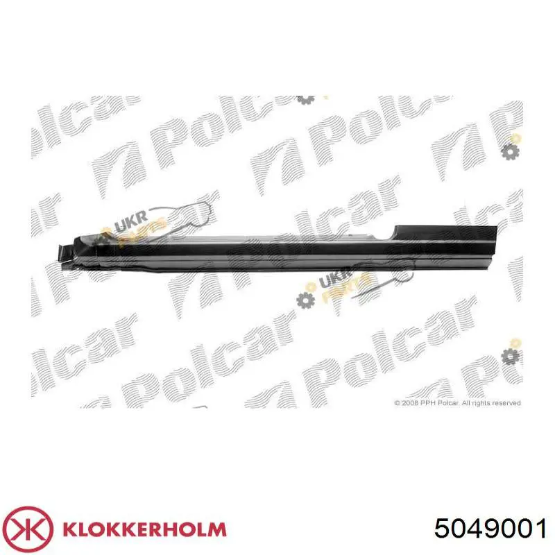 Порог внешний левый Klokkerholm 5049001 цена, от 44.66 USD