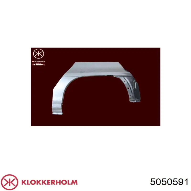 Ремонтная часть арки крыла заднего левого Polcar 5507835 цена, от 29.92 USD