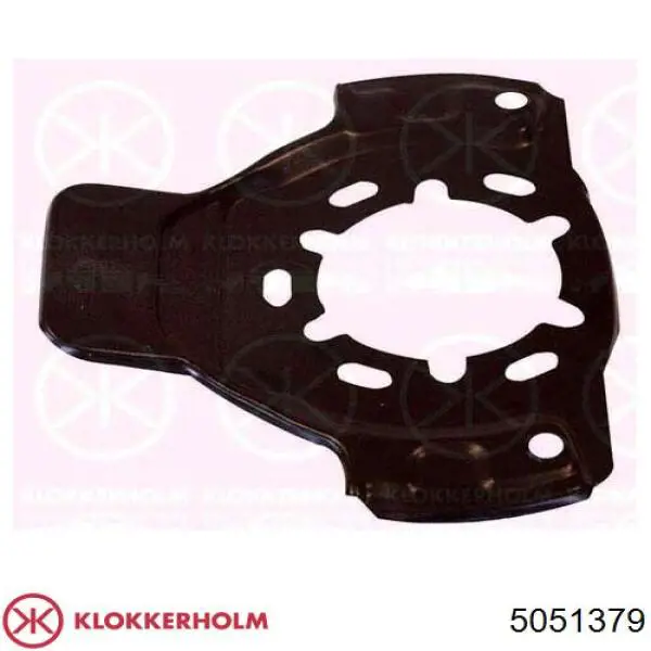 5051379 Klokkerholm защита тормозного диска переднего