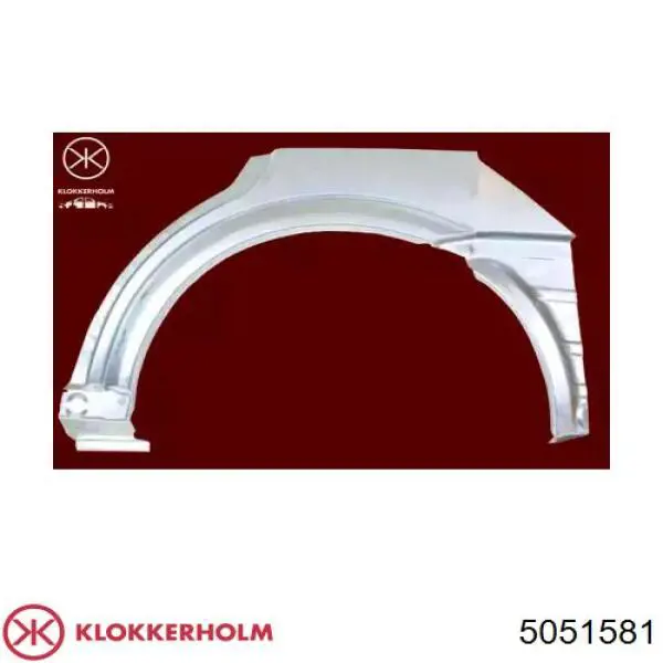 Ремонтная часть арки крыла заднего левого Klokkerholm 5051581