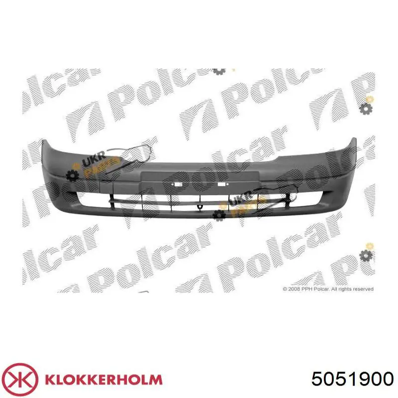  Передний бампер Opel Astra 