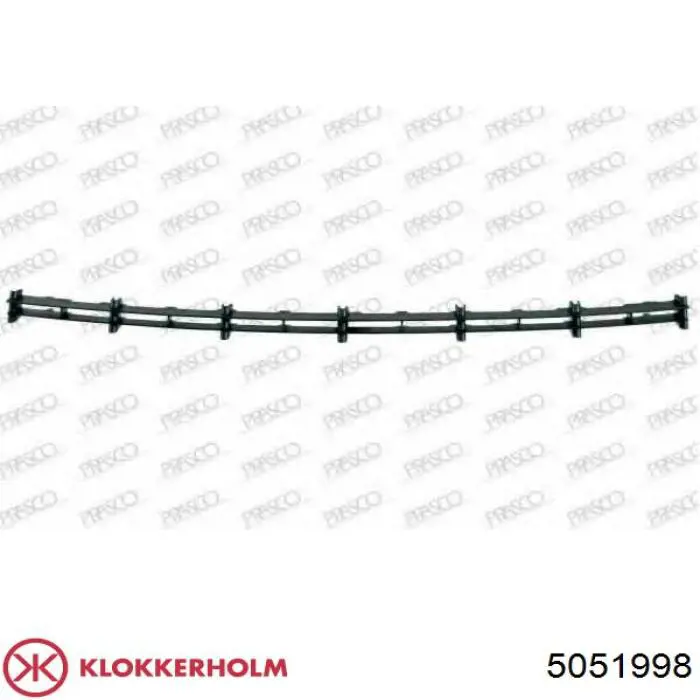 5051 998 Klokkerholm решетка бампера переднего верхняя