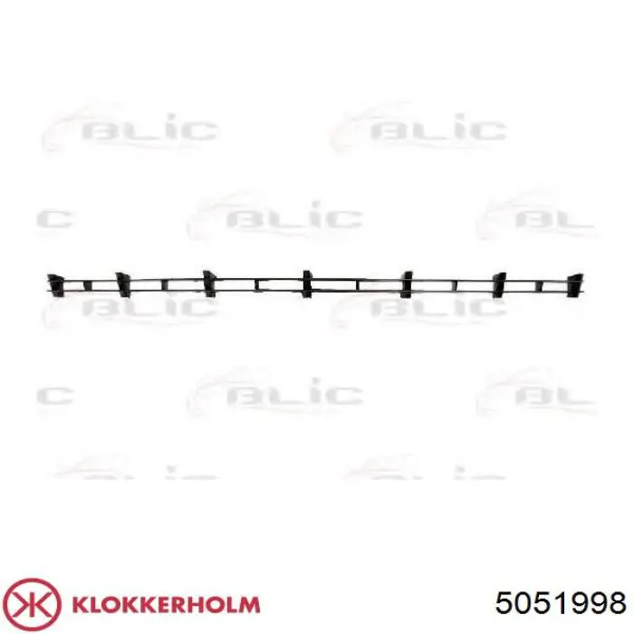 Решетка переднего бампера, верхняя Opel 1400528