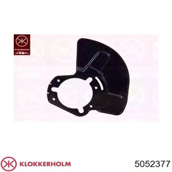 Защита тормозного диска переднего левого Klokkerholm 5052377