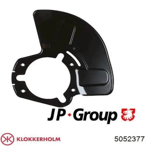 Купить 5052377 Klokkerholm Защита тормозного диска, переднего, левого