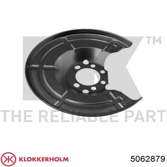 Щиток тормозного диска заднего Klokkerholm 5062879 цена, от 9.60 USD
