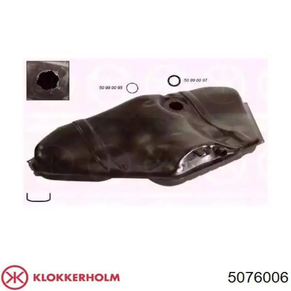Бензобак Klokkerholm 5076006 цена, от 130.70 USD
