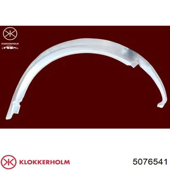 5076541 Klokkerholm ремонтная часть арки крыла заднего левого