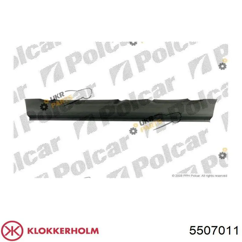 Порог внешний левый Klokkerholm 5507011 цена, от 62.58 USD