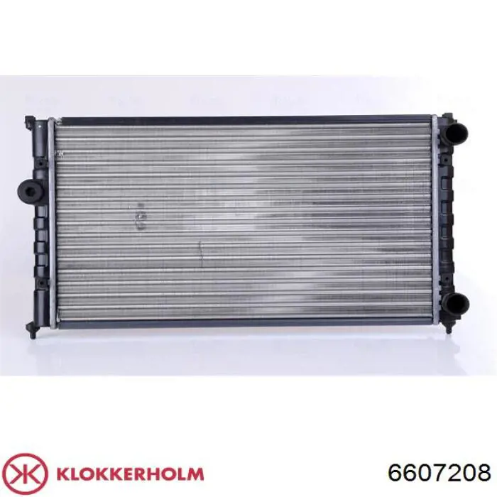 KH6607 208 Klokkerholm суппорт радиатора в сборе (монтажная панель крепления фар)