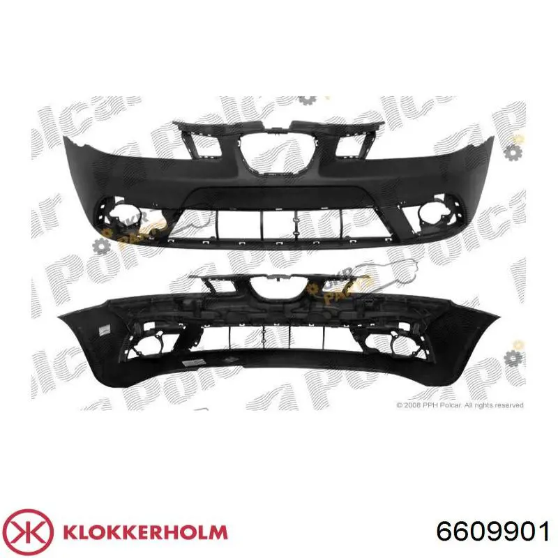 Бампер на авто Polcar 673107 цена, от 99.61 USD