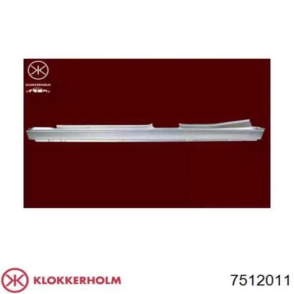 Порог внешний левый Klokkerholm 7512011 цена, от 36.67 USD