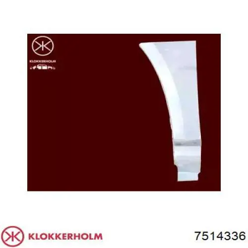 7514336 Klokkerholm Переднее правое крыло