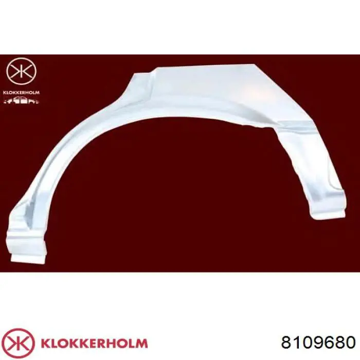 Бампер задний, нижняя часть Klokkerholm 8109680 цена, от 46.90 USD