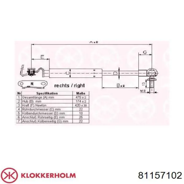 Амортизатор задней двери Toyota 6895080054 цена, от 90.49 USD