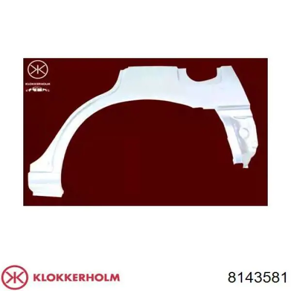 FP8143581 FPS Ремонтная часть арки крыла заднего левого
