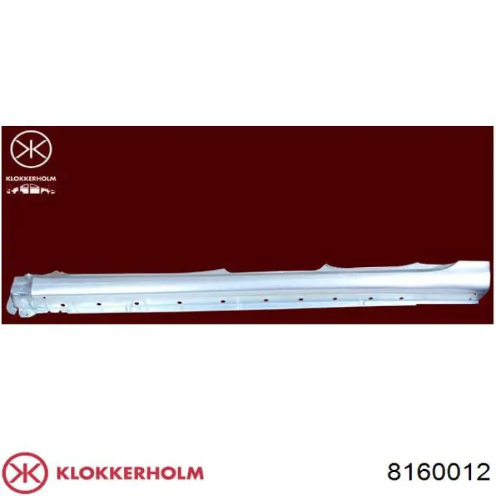 Порог внешний правый Klokkerholm 8160012 цена, от 120.88 USD