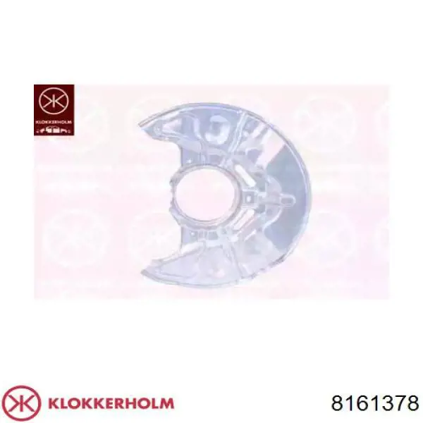 8161378 Klokkerholm защита тормозного диска переднего правого
