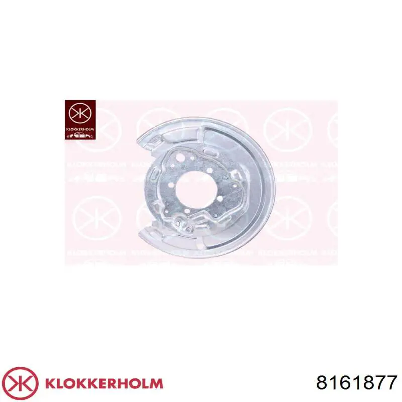 Купить 8161877 Klokkerholm Защита тормозного диска заднего, левая