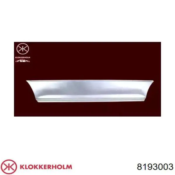 8193003 Klokkerholm Панель кузова левая