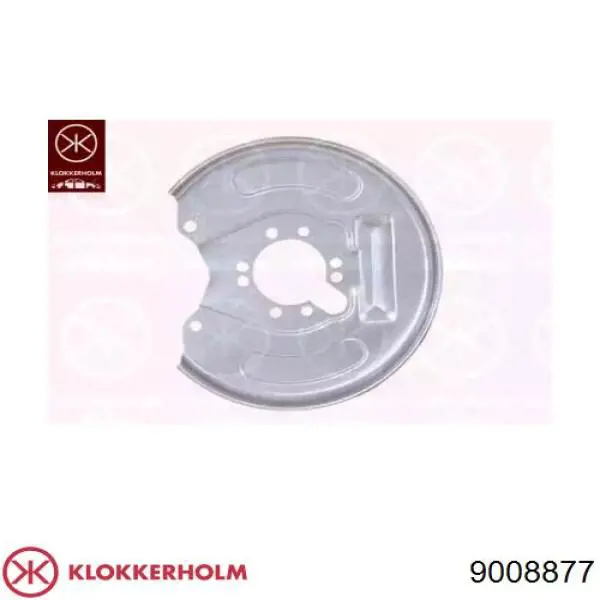 Щиток тормозного диска заднего левый Klokkerholm 9008877 цена, от 24.57 USD