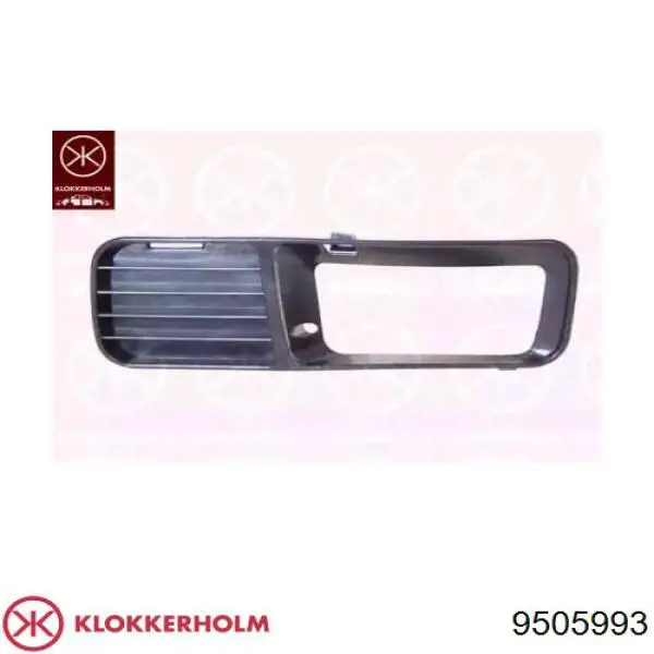 9505993 Klokkerholm заглушка (решетка противотуманных фар бампера переднего левая)