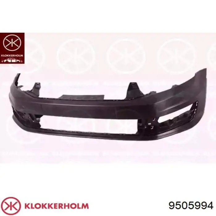 Заглушка (решетка) противотуманных фар бампера переднего правая KLOKKERHOLM 9505994
