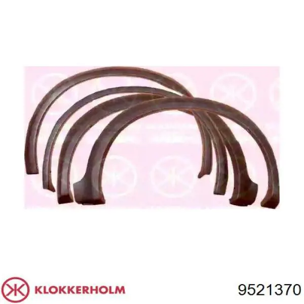 Молдинг-расширитель арки колеса, комплект Klokkerholm 9521370