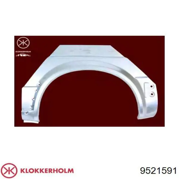 Ремонтная часть арки крыла заднего левого Klokkerholm 9521591 цена, от 41.15 USD