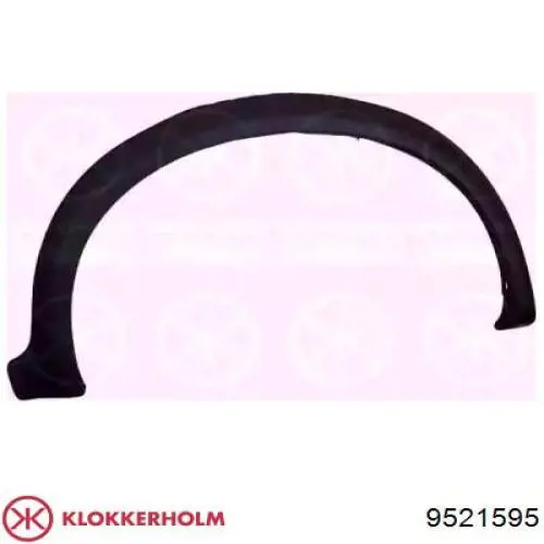 Расширитель (накладка) арки заднего крыла левый Klokkerholm 9521595