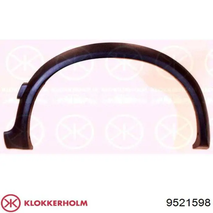 Расширитель (накладка) арки заднего крыла правый Klokkerholm 9521598