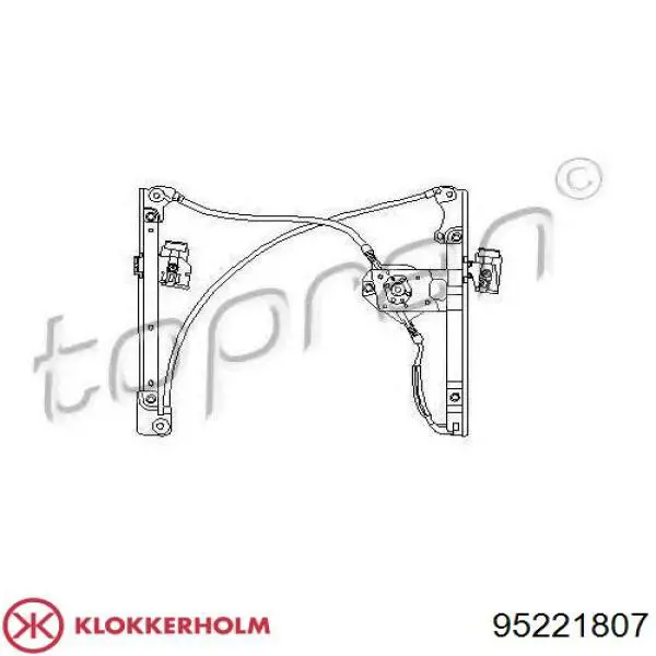 Купить 95221807 Klokkerholm Подъемник механический ветрового стекла