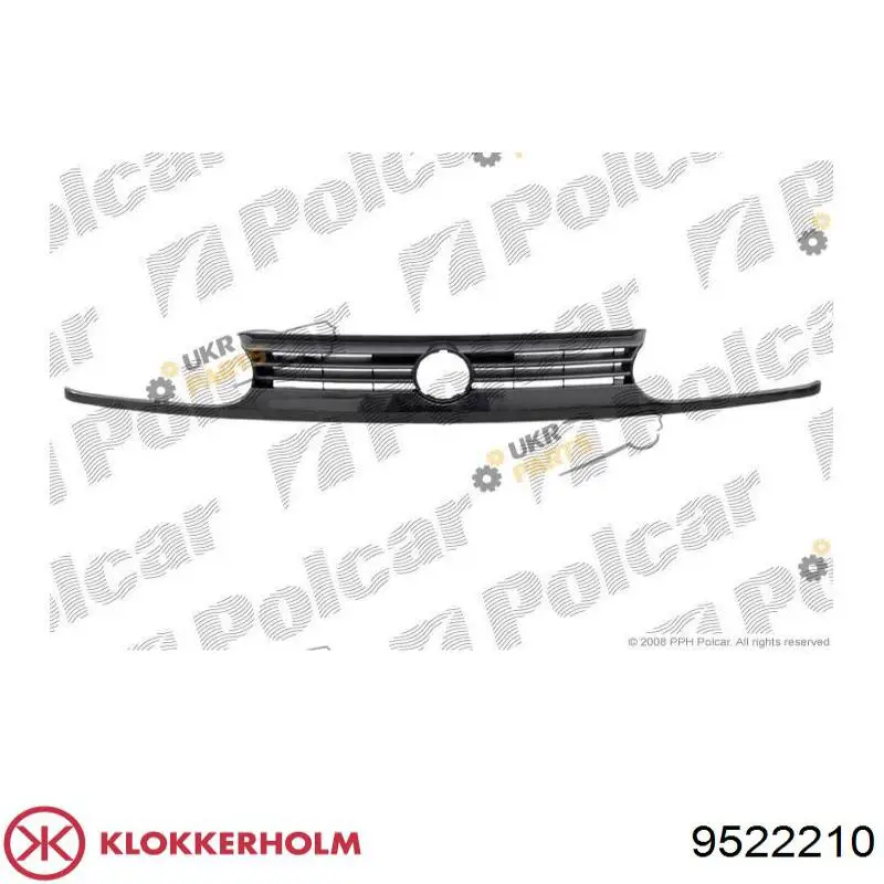 Молдинг решетки радиатора нижний Starline KH9522210 цена, от 12.13 USD